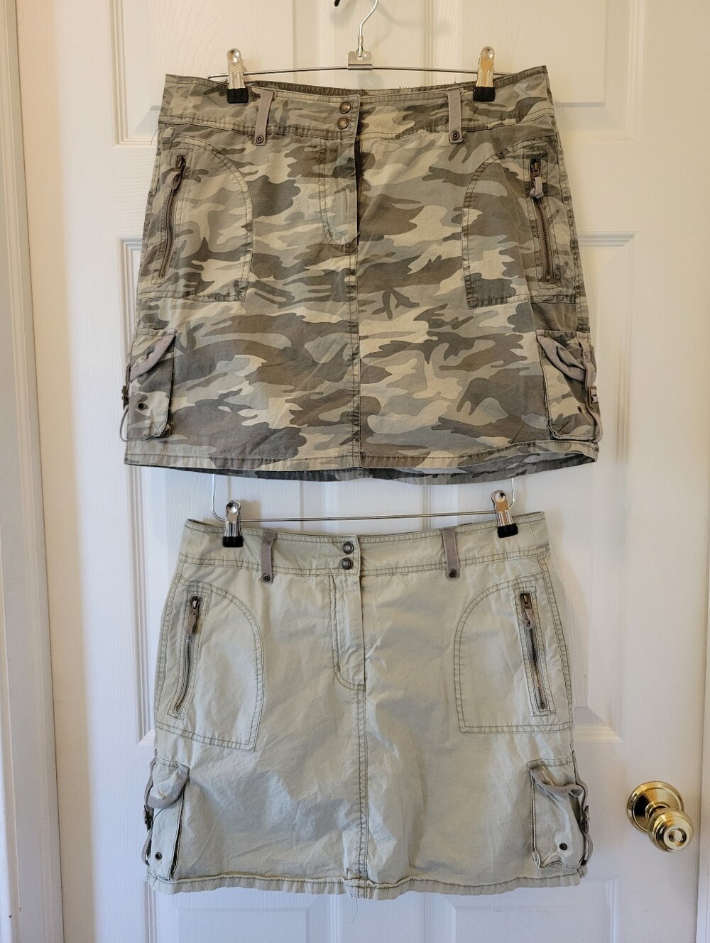 2 Vintage Missy Sz. 12 Cargo Skorts